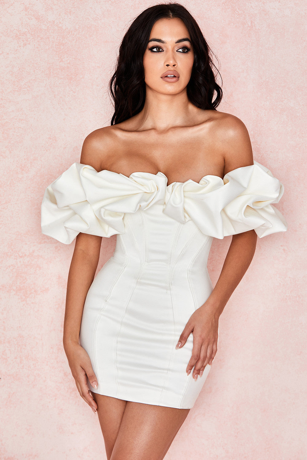 Off-shoulder Ruffles Dresses